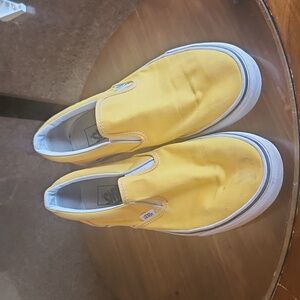 Vans Slip-On Yellow Women’s Size 10.5 womens 9 Men
